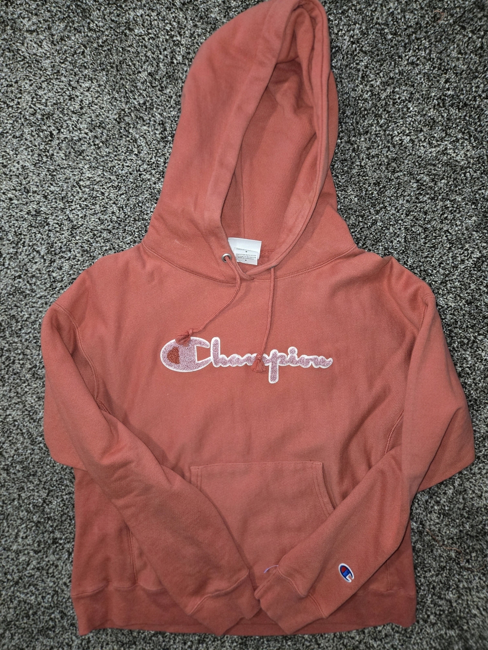 Champion Women's Coral-Peach Pullover Hoodie